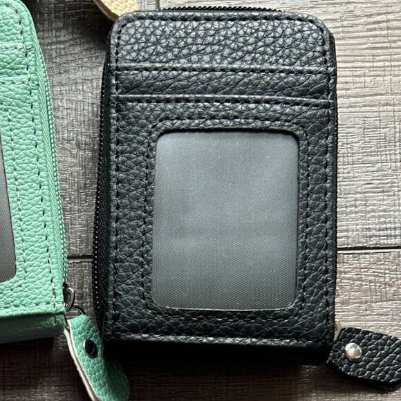 Accordion Style Card ID Wallet Black - Picture 1 of 3